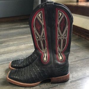 Ariat gator and leather boots